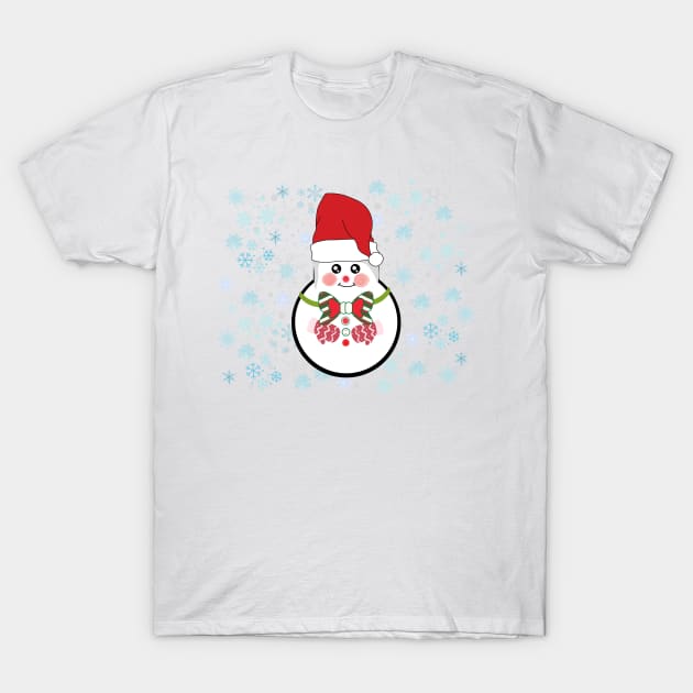 Snow Man / Snow Man Light Bulb T-Shirt by BeatyinChaos